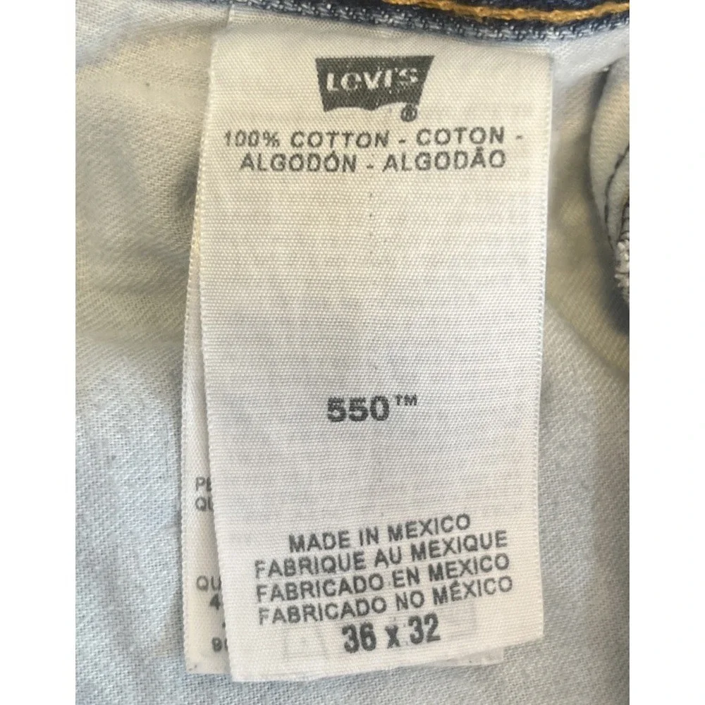 Levi's 550 Jeans Men's 36x32 (Actual: 36x31) Medium Wash Relaxed Fit